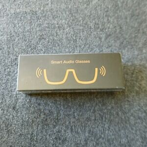 New! Smart Audio Glasses Bluetooth Wireless Music Voice Assistant TR90 Black